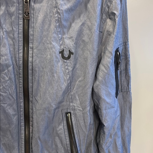 True Religion Men's Grey Bomber Jacket - Picture 2 of 8